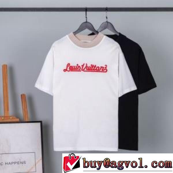2色可選 ラウンドネック 着心地満点 半袖Tシャツ ルイ ヴィトン偽物ブランド 2026新作 高品質 人気