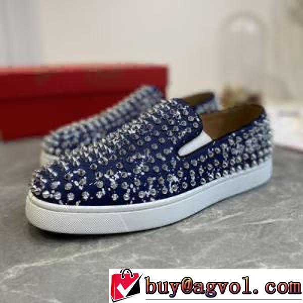 2026新作 最安値に挑戦 スリップオン 軽い履き心地 リゾートスタイル CHRISTIAN LOUBOUTINコピーブランド