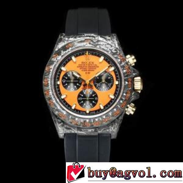 ROLEXブランド 偽物 通販 6針クロノグラフ 男性用腕時計 機械式（自動巻き）ムーブメント シリコン 腕時計 大絶賛の履き心地! 生活防水 2025新作.196.