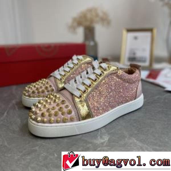 2026新作 最安値に挑戦 フラットシューズ ポップ クッション加工 着用 CHRISTIAN LOUBOUTINブランド コピー