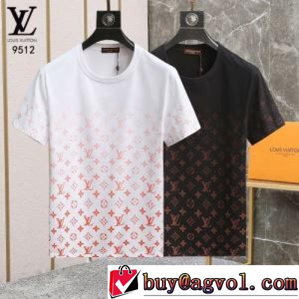 大好評 ラックスした雰囲気 2色可選 半袖Tシャツ オリジナル 2026春夏 ルイ ヴィトンスーパーコピー 激安