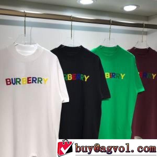 BURBERRYスーパーコピー  半袖Tシャツ 4色可選 2026春夏 肌に馴染みやすい 自分らしいスタイリング ポップ