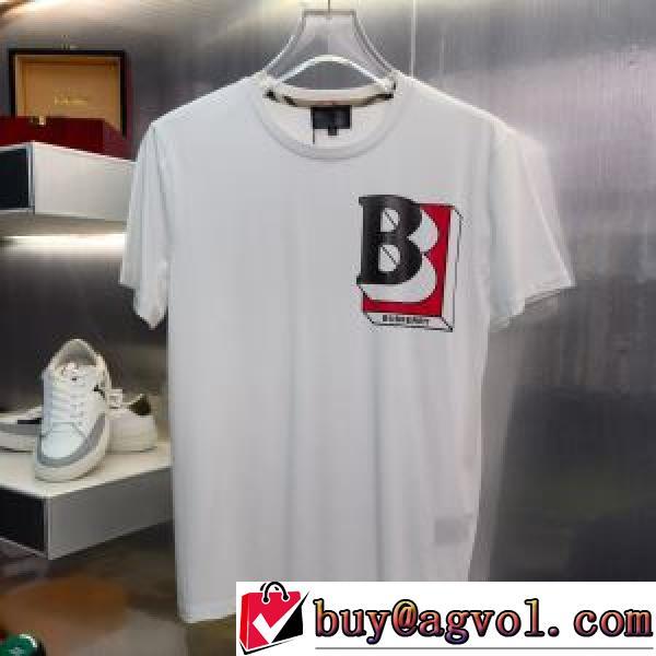 2026春夏 耐久性のある ラウンドネック 半袖Tシャツ BURBERRYスーパーコピー 激安 体の運動機能を助け 3色可選