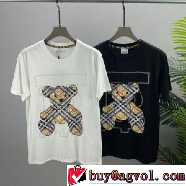 半袖Tシャツ 2色可選 BURBERRY偽物ブランド 2026春夏 スタイリッシュな印象 プリント ラックスした雰囲気