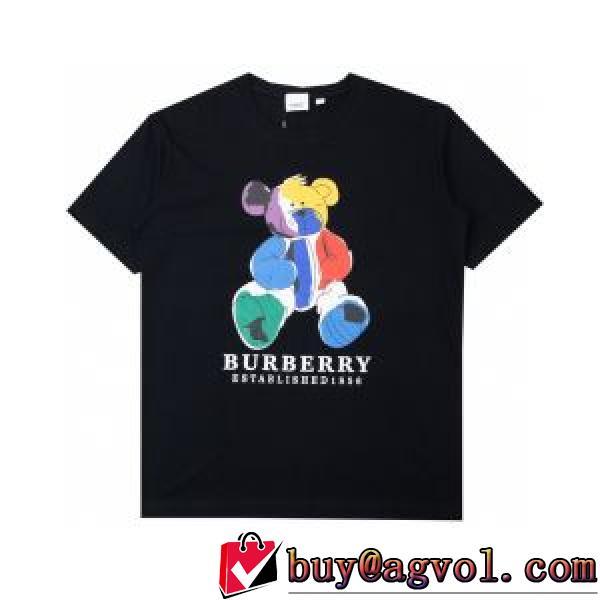 2色可選 プリント柄 半袖Tシャツ 2026春夏 バーバリーコピー 優しいフィット感 ファッション 人気
