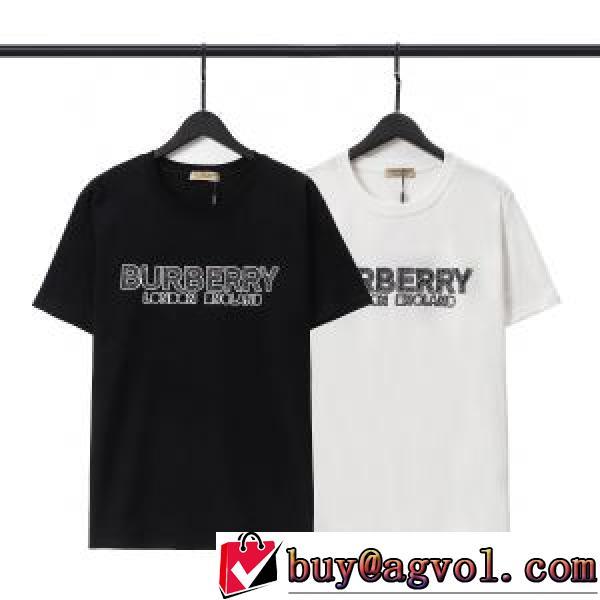 2色可選 半袖Tシャツ 通気性に優れた 人気商品登場 細身のシルエット 2026春夏 バーバリーコピーブランド