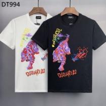 数に限りがある 着心地満点 2色可選 乾きやすい プリント 半袖Tシャツ お洒落に魅せる 2025春夏 DSQUARED2ブランド 偽物 通販