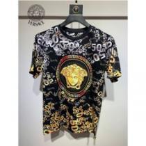 ヴェルサーチスーパーコピー 半袖Tシャツ 吸汗性に優れ 2026春夏 大好評 レイヤード風/重ね着風