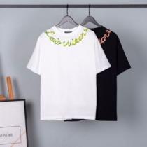 2026新作 オリジナル 半袖Tシャツ 2色可選 ラックスした雰囲気 ラウンドネック LOUIS VUITTONブランド 偽物 通販