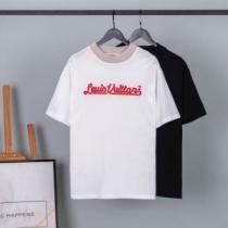 2色可選 ラウンドネック 着心地満点 半袖Tシャツ ルイ ヴィトン偽物ブランド 2026新作 高品質 人気