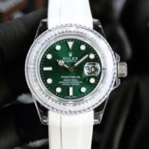お洒落に魅せる 機械式（自動巻き）ムーブメント ROLEX偽物ブランド 2026新作 シリコン 腕時計 カレンダー機能付き 3色可選.196.