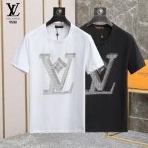 2色可選 2025春夏 半袖Tシャツオリジナル 魅力ファッション クールビズ ルイ ヴィトン偽物ブランド