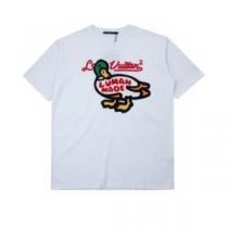 半袖Tシャツ 上品上質 LOUIS VUITTON偽物ブランド 2色可選 2026春夏 刺繍使い 柔らかい手触り カジュアル