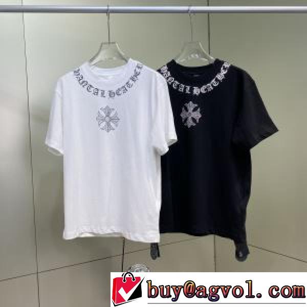 クロムハーツブランドスーパーコピー 今一番HOTな新品 半袖Tシャツ お洒落に魅せる 2色可選 2026春夏 優しいフィット感