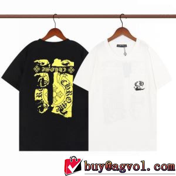 2色可選 クロムハーツコピーブランド シックスタイルに活躍 快適な着心地 半袖Tシャツ 2026春夏 吸汗性に優れ