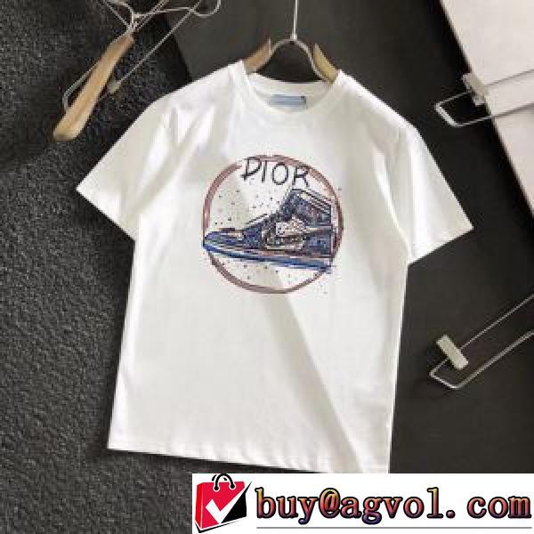 縦には伸びにくい 2026春夏 デザイン性の高い 2色可選 個性的なデザ 半袖Tシャツ ディオールブランドコピー