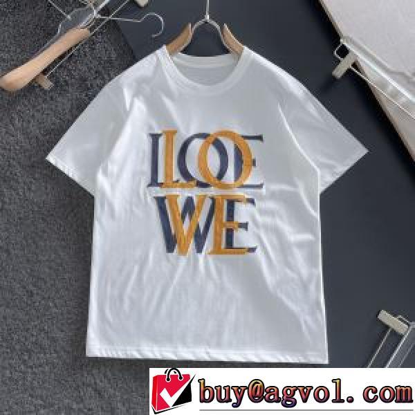 自分らしいスタイリング 半袖Tシャツ 争奪戦必至 2026春夏 優しいフィット感 2色可選 ロエベスーパーコピー