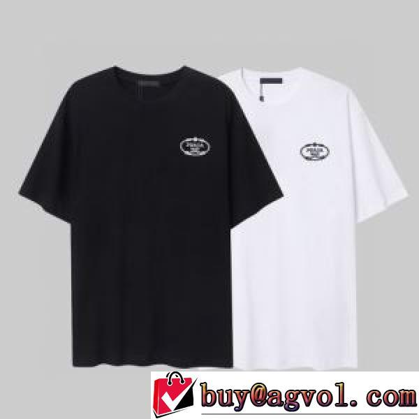 2026春夏 プラダスーパーコピー 激安 半袖Tシャツ 着心地満点 シックスタイルに活躍 2色可選 流行に関係なく長年愛用できる