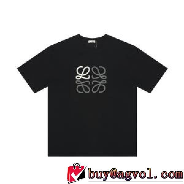 希少価値大！ 2色可選 半袖Tシャツ 頑丈な素材 ロエベスーパーコピー 2026春夏 気軽にカジュアルに使える