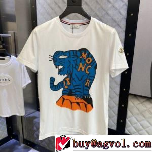 半袖Tシャツ 2025春夏 プリント お洒落に魅せる 2色可選 モンクレールスーパーコピー 激安 極上の着心地