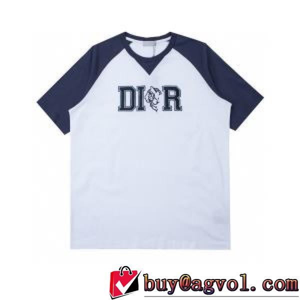 快適 2026春夏 デザイン性の高い 半袖Tシャツ 自然な肌触り ディオールスーパーコピー 激安 吸汗速乾