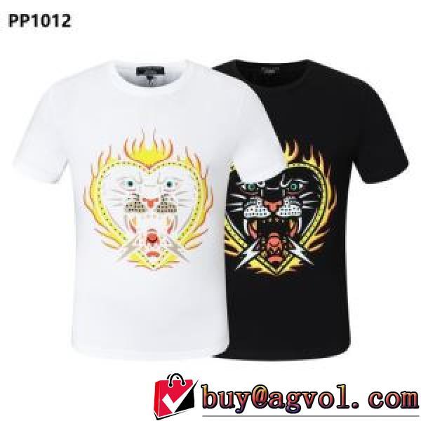 魅力ファッション 2026春夏 フィリッププレインコピーブランド しわになりにくい 半袖Tシャツ プリント 2色可選