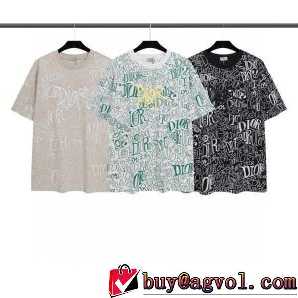 ディオールスーパーコピー 吸汗速乾 お洒落に魅せる 半袖Tシャツ 今買い◎得 快適 2026春夏 3色可選