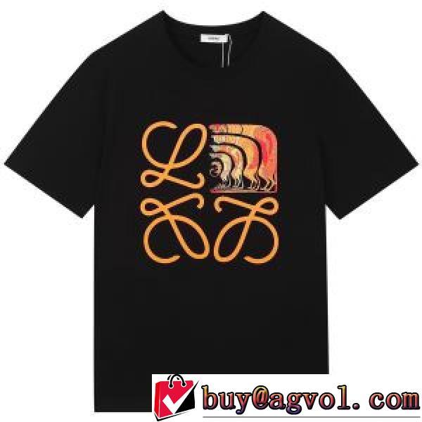 スタイリッシュな印象 半袖Tシャツ 2026春夏 快適な着心地 気軽にカジュアルに使える 2色可選 ロエベ偽物ブランド