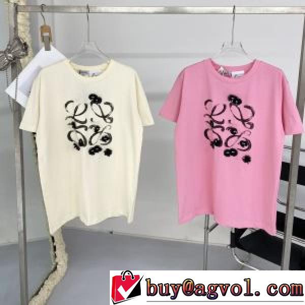 売れ筋のいい お洒落に魅せる 2026春夏 ロエベスーパーコピー 半袖Tシャツ 収縮性のある 2色可選