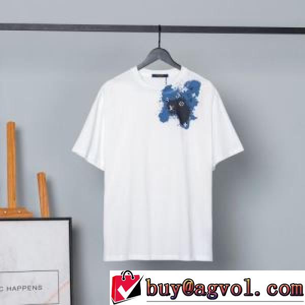 2026春夏 肌に馴染みやすい 半袖Tシャツ ルイ ヴィトンコピーブランド お洒落に魅せる 海外セレブ愛用