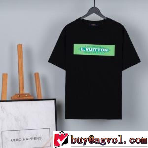 優しいフィット感 半袖Tシャツ 2色可選 高級感ある ルイ ヴィトンブランドスーパーコピー 2026春夏 プリント