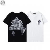 極上の着心地 2026春夏 しわになりにくい 2色可選 クロムハーツブランド 偽物 通販 半袖Tシャツ デザイン性の高い