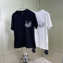 早くも完売している 2026春夏 カジュアル クロムハーツブランドコピー 半袖Tシャツ 縦には伸びにくい 2色可選