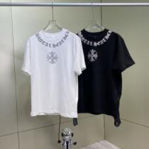 クロムハーツブランドスーパーコピー 今一番HOTな新品 半袖Tシャツ お洒落に魅せる 2色可選 2026春夏 優しいフィット感