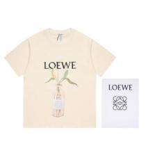 2026春夏 ロエベコピー ブランド 吸汗速乾 半袖Tシャツ 超限定即完売 暖かみのある肌触り 2色可選
