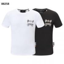 2026春夏 着心地満点 2色可選 フィリッププレインスーパーコピー ファッション 人気 半袖Tシャツ 収縮性のある