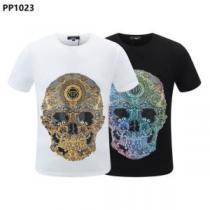 フィリッププレイン偽物ブランド 半袖Tシャツ 2色可選 2025春夏 ファション性の高い カッコいい印象を付ける
