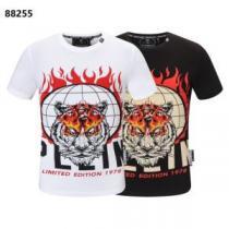 2025春夏 耐久性のある フィリッププレインコピーブランド 優しいフィット感 半袖Tシャツ デザイン性の高い 2色可選