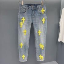 デニムパンツ 極上デニム クロムハーツスーパーコピー 激安 売れ筋のいい 2026春夏 キレイめにもカジュアルにも相性抜群