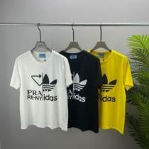通気性に優れた 半袖Tシャツ 着心地満点 プラダスーパーコピー 3色可選風合いが出る 2026春夏 クールビズ
