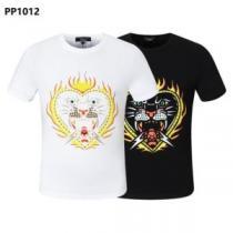 魅力ファッション 2026春夏 フィリッププレインコピーブランド しわになりにくい 半袖Tシャツ プリント 2色可選