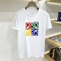 選べる極上 2色可選 柔らかい手触り 半袖Tシャツ 使い勝手抜群 ロエベ偽物ブランド 2025春夏 高品質