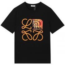 スタイリッシュな印象 半袖Tシャツ 2026春夏 快適な着心地 気軽にカジュアルに使える 2色可選 ロエベ偽物ブランド