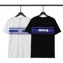 頑丈な素材 半袖Tシャツ 2026春夏 ディオールブランド 偽物 通販 2色可選 スタイリッシュな印象 人気 ランキング