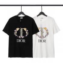 しわになりにくい 半袖Tシャツ 着心地満点 ディオール偽物ブランド 2色可選 絶大な人気を誇る 2026春夏