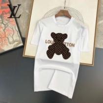 ファション性の高い 多色選択可 2026春夏 ルイ ヴィトンスーパーコピー 激安 プリント 半袖Tシャツ 着心地満点