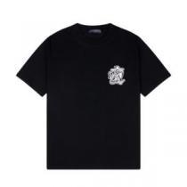 縦には伸びにくい 半袖Tシャツ 2026春夏 オリジナル 吸汗性に優れ 2色可選 ルイ ヴィトンコピーブランド