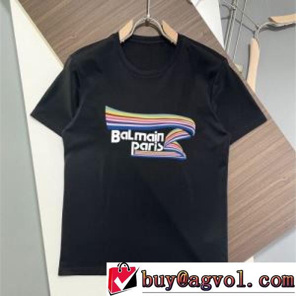 先行販売 しわになりにくい 2026春夏 半袖Tシャツ バルマンコピー ブランド 2色可選 ラックスした雰囲気