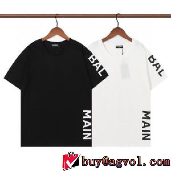 豊富なサイズ バルマンスーパーコピー 激安 半袖Tシャツ 2色可選 快適な着心地 2026春夏 カッコいい印象を付ける