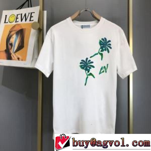 消臭抗菌効果がある 半袖Tシャツ デザイン性の高い ルイ ヴィトン偽物ブランド 2色可選 極上の着心地 2026春夏